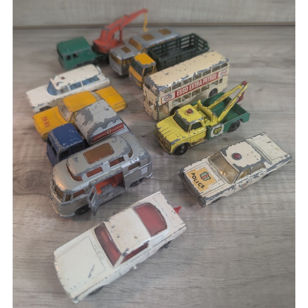 Matchbox Series Car Lot No 74 - 34 -8 - 13 - 55 - 4 - 15- 54 - 20 - 30 - 66
